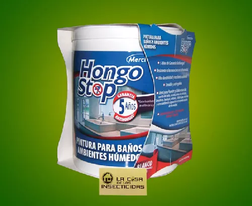 Hongo Stop PINTURA x 1 Litro. Pintura para Baños y ambientes húmedos de Merclin.