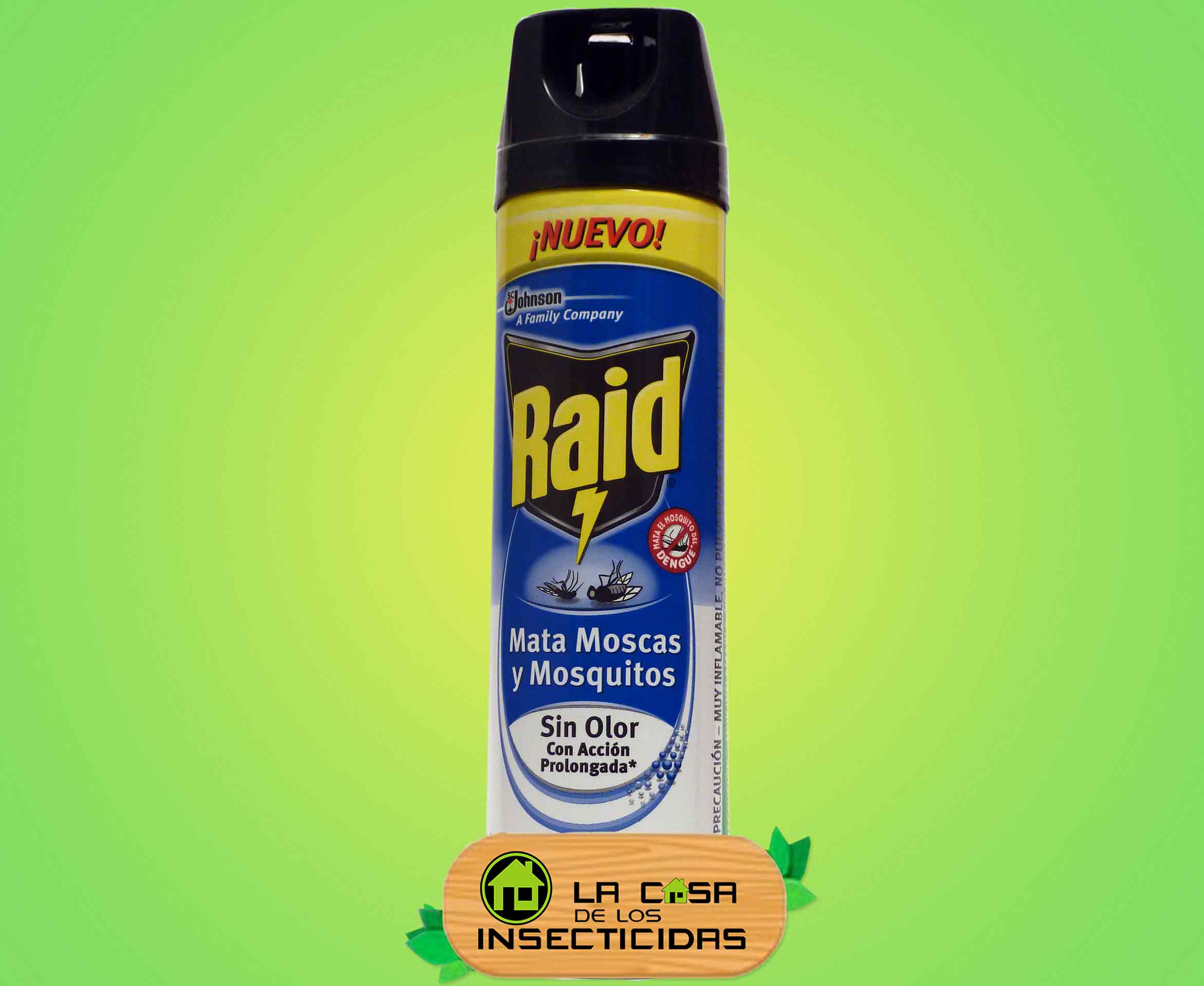 Raid aerosol mata moscas y mosquitos sin olor